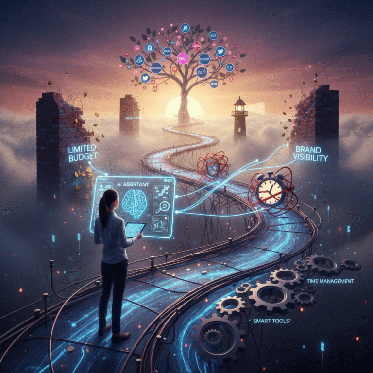 Top 5 Marketing Challenges for Solo Founders and How to Overcome Them illustration (hero)